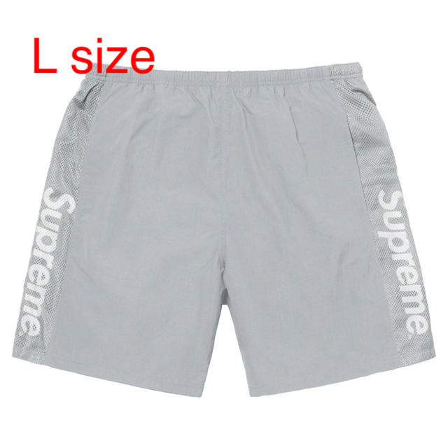 Mesh Panel Water Short grey