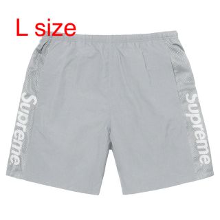 シュプリーム(Supreme)のMesh Panel Water Short grey(ショートパンツ)