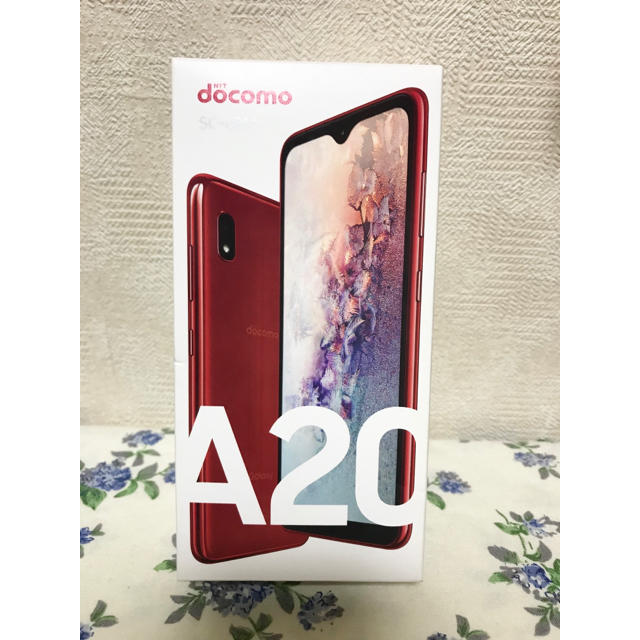 新品未使用 Galaxy A20 レッド 32GB SIMフリー SC-02M 海外並行輸入