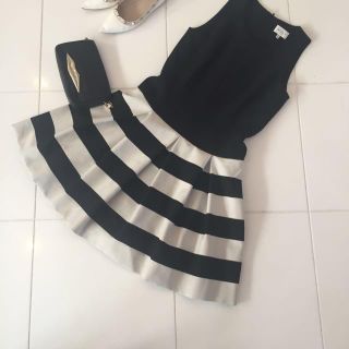 ミリー(Milly)の新品♡MILLY ボーダーワンピース(ひざ丈ワンピース)