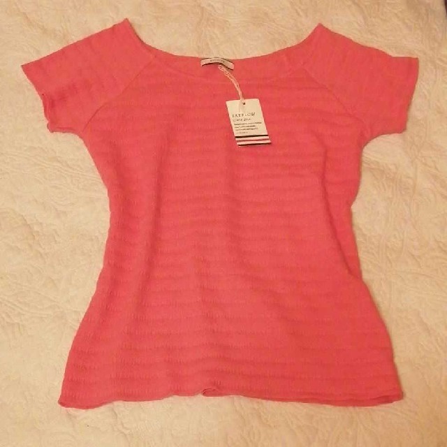 BAYFLOW(ベイフロー)のBAYFLOW ベイフローシャーリング半袖カットソー　Tシャツ　コーラル メンズのトップス(Tシャツ/カットソー(半袖/袖なし))の商品写真