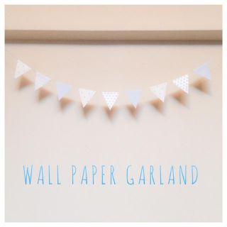 WALL PAPER GARLAND⑧(インテリア雑貨)