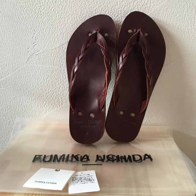 SEAL限定商品】 フミカウチダ fumika uchida レザーサンダル