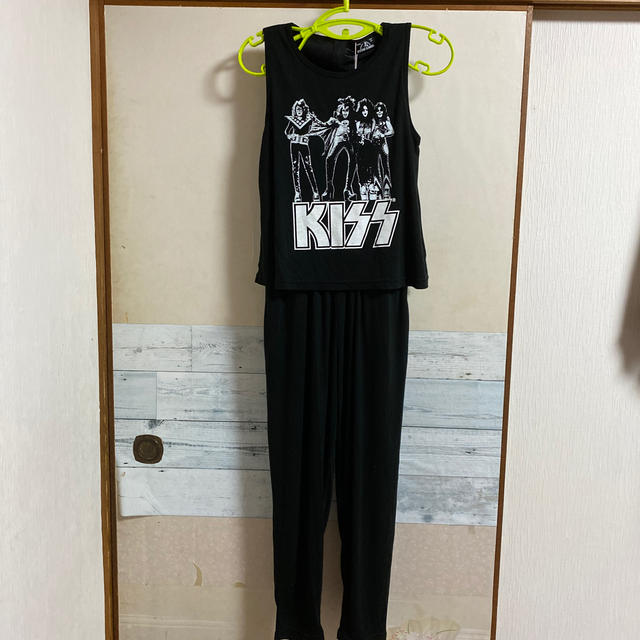 HYSTERIC GLAMOUR(ヒステリックグラマー)のHYSTERICGLAMOUR×KISS/タグ付き新品オールインワン/ヒス レディースのパンツ(オールインワン)の商品写真