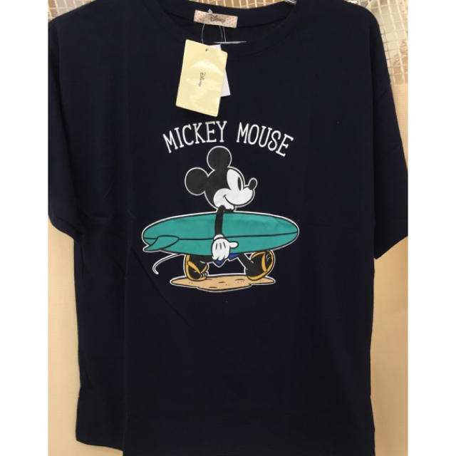 ミッキーマウス 新品 ネイビー サーフ ミッキー Tシャツ レディース ディズニー Disneyの通販 By Shopping Shop ミッキー マウスならラクマ