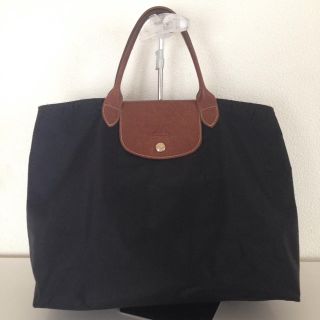 ロンシャン(LONGCHAMP)のロンシャン ナイロンバック黒(ショルダーバッグ)