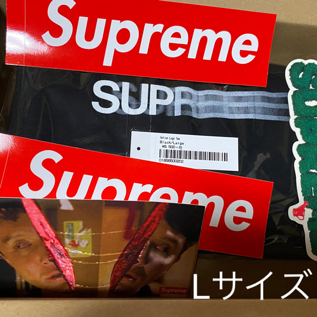 Lサイズ supreme motion tee black