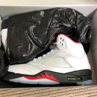 ナイキ(NIKE)のNIKE AIR JORDAN 5 RETRO FireRed 27㎝(スニーカー)