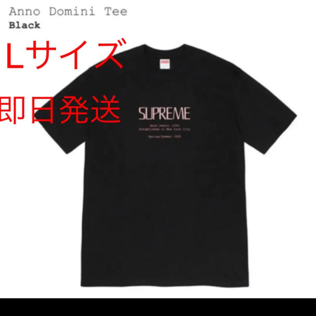 Supreme(シュプリーム)の即日発送　Supreme Anno Domini Tee Lサイズ　ブラック メンズのトップス(Tシャツ/カットソー(半袖/袖なし))の商品写真