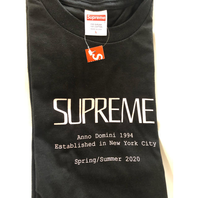 Supreme(シュプリーム)の即日発送　Supreme Anno Domini Tee Lサイズ　ブラック メンズのトップス(Tシャツ/カットソー(半袖/袖なし))の商品写真