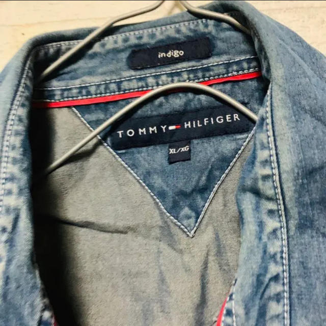 TOMMY HILFIGER(トミーヒルフィガー)の大人気★トミーヒルフィガー★Gジャン★ダブルポケット★刺繍★ジーンズ★紺色 メンズのジャケット/アウター(Gジャン/デニムジャケット)の商品写真