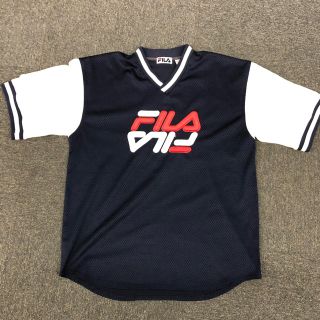 フィラ(FILA)のレア90年代FILAメッシュ切替tシャツ(Tシャツ/カットソー(半袖/袖なし))