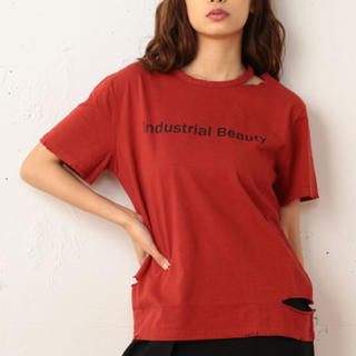 スパイラルガール(SPIRAL GIRL)のSPIRALGIRL グランジロゴ Tシャツ(Tシャツ(半袖/袖なし))
