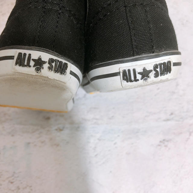 CONVERSE(コンバース)のコンバース　オールスター　ハイカット　黒　12cm   キッズ/ベビー/マタニティのベビー靴/シューズ(~14cm)(スニーカー)の商品写真