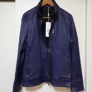 【超美品】junhashimoto ストレッチ ダブルライダース ジャケット