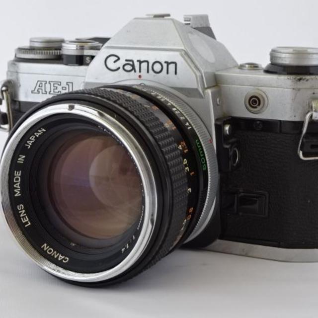 Canon(キヤノン)のCanon AE-1 + FD 50mm f1.4 【訳アリ】 スマホ/家電/カメラのカメラ(フィルムカメラ)の商品写真