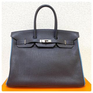 エルメス(Hermes)の【最終値下げ】エルメス　バーキン35  トゴ　ブルーインディゴ×ブルージーン(ハンドバッグ)