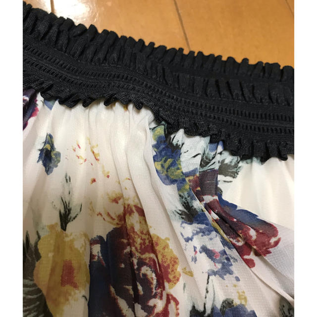axes femme(アクシーズファム)のアクシーズfemme アコーディオンプリーツ裾ギャザースカート レディースのスカート(ひざ丈スカート)の商品写真