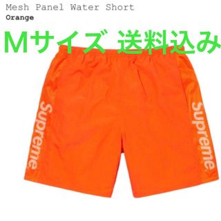 シュプリーム(Supreme)のSupreme Mesh Panel Water Short Orange M(ショートパンツ)