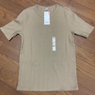 ユニクロ(UNIQLO)のランダムリブ クルーネックT(Tシャツ(長袖/七分))