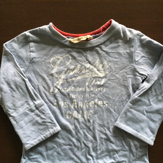GUESS(ゲス)のGUESS ロングTシャツ キッズ/ベビー/マタニティのベビー服(~85cm)(Ｔシャツ)の商品写真