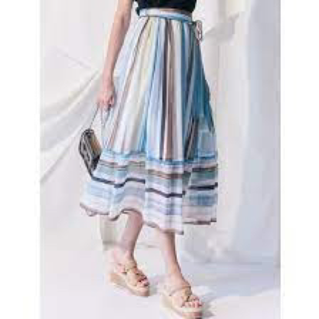 MERCURYDUO(マーキュリーデュオ)のMERCURY マーキュリー シャイニープリーツロングスカート レディースのスカート(ロングスカート)の商品写真