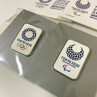 2020東京オリンピック ピンバッジ二点セット 公式グッズ(その他)