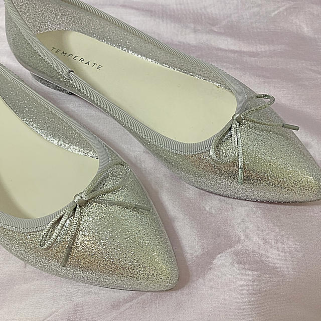 repetto(レペット)のテンパレイトTEMPERATE★グリッター　レインシューズ　バレエシューズ レディースの靴/シューズ(バレエシューズ)の商品写真