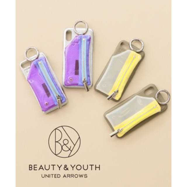 BEAUTY&YOUTH UNITED ARROWS(ビューティアンドユースユナイテッドアローズ)のタイムセール　ajew iPhonex/xs PVC iPhoneケース　別注 スマホ/家電/カメラのスマホアクセサリー(iPhoneケース)の商品写真