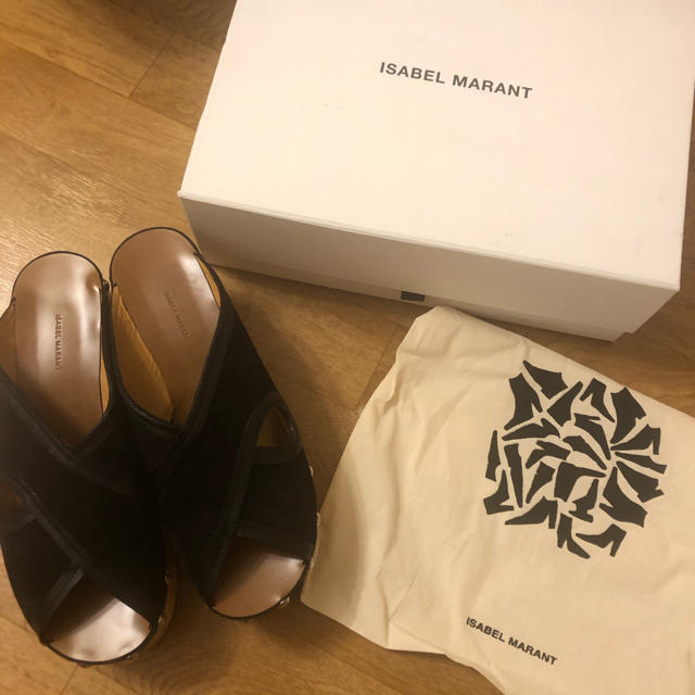 美品 ISABEL MARANT イザベルマラン サボ ウッドサンダル 39