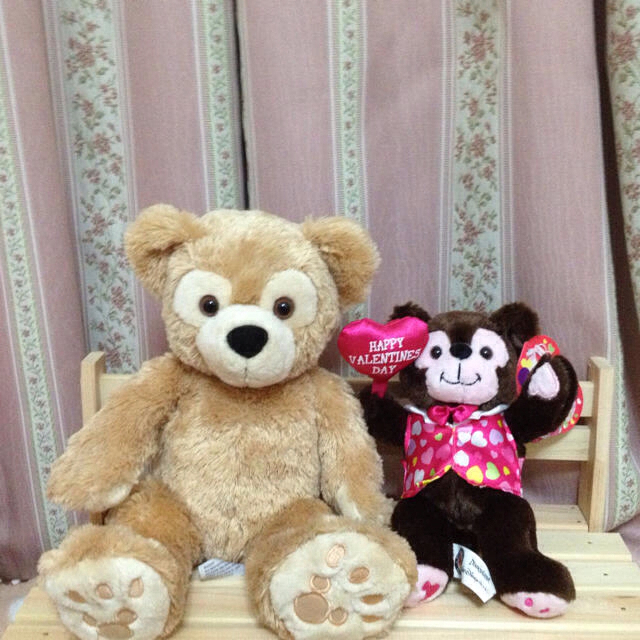 Disney - ピンク ダッフィー レア WDW キーホルダー ☆レア☆ WDW ダッフィー ピンク（ピンク ダッフィー レア WDW