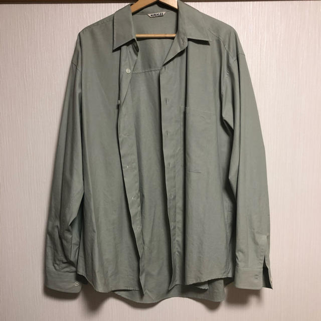 COMOLI(コモリ)のauralee washed finx twill big shirts 5 メンズのトップス(シャツ)の商品写真