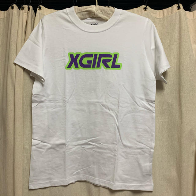 X-girl(エックスガール)のX-girl. ロゴ　白　Tシャツ レディースのトップス(Tシャツ(半袖/袖なし))の商品写真