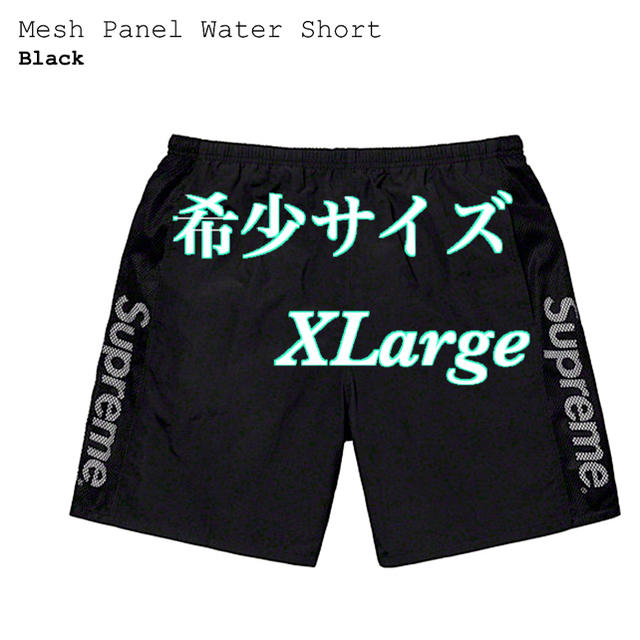 【確実正規品】Supreme Mesh Panel Water Short XL
