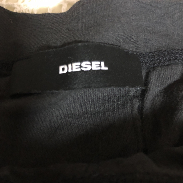 DIESEL(ディーゼル)のDIESEL トップス オーガンジー付 S レディースのトップス(カットソー(半袖/袖なし))の商品写真