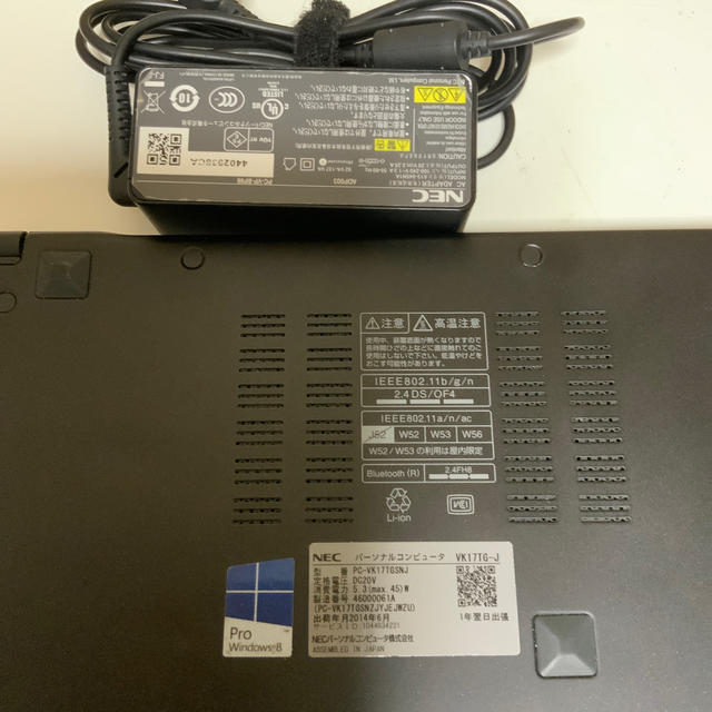 良品 NEC VersaPro PC-VK17TG-J