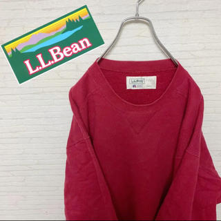 エルエルビーン(L.L.Bean)の大人気★L.L.BEAN★アメリカ製★スウェット★赤★レッドロンT(スウェット)