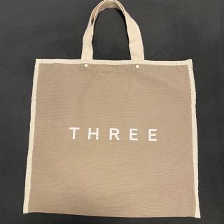 スリー(THREE)のTHREE ノベルティ　トートバッグ　袋(ノベルティグッズ)