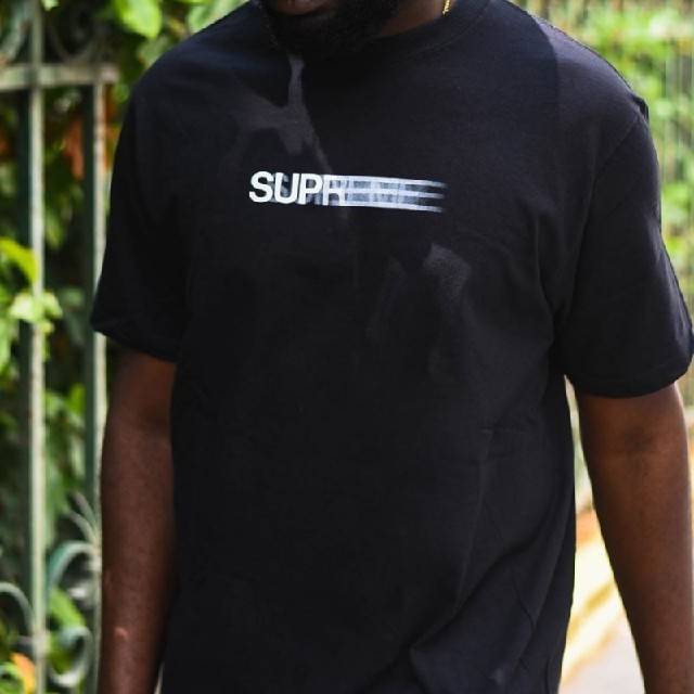 supreme Motion Logo Tee BLACK size L |