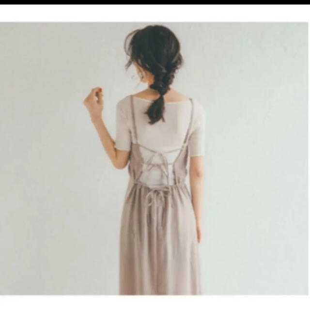 EDIT.FOR LULU(エディットフォールル)の【美品】calme back ribbon camisole onepiece レディースのワンピース(ロングワンピース/マキシワンピース)の商品写真