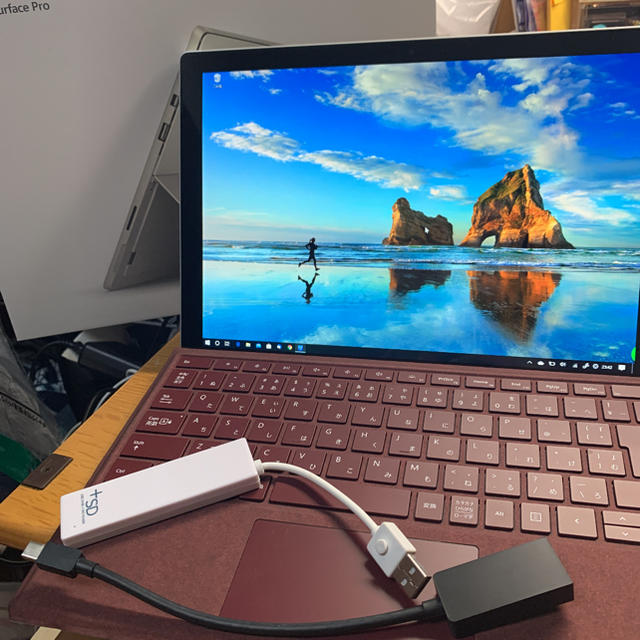 新作ウエア - surface pro 5 純正HDMI変換ケーブル USB増設ポート付 ノートPC - suvilla.com