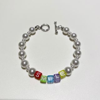 キャピタル(KAPITAL)のpearl beads bracelet パールビーズブレスレット(ブレスレット)