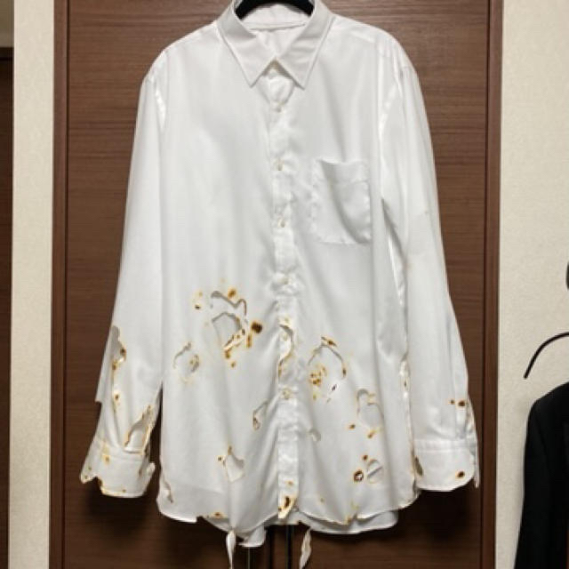 kolor - OTTOLINGER オットリンガー風 バーン加工 シャツの通販 kolor - OTTOLINGER オットリンガー風 バーン加工 シャツの通販