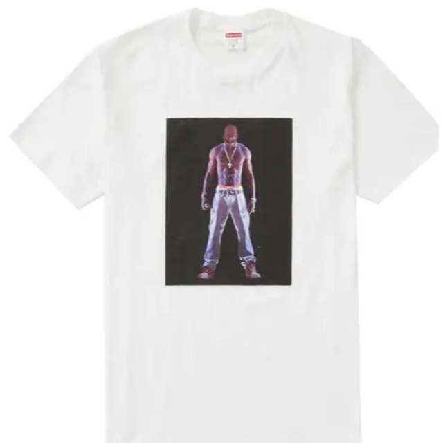 【白L】Supreme Tupac Hologram Tee 新品Tシャツ/カットソー(半袖/袖なし)