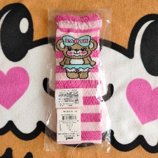 アースマジック(EARTHMAGIC)の新品💗アースマジック💗M レッグウォーマー マフィー ピンク ボーダー(レッグウォーマー)