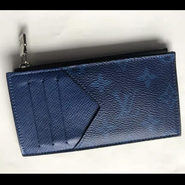 LOUIS VUITTON(ルイヴィトン)のヴィトン コインカード　ホルダー　コバルト　ブルー　M30270 メンズのファッション小物(折り財布)の商品写真