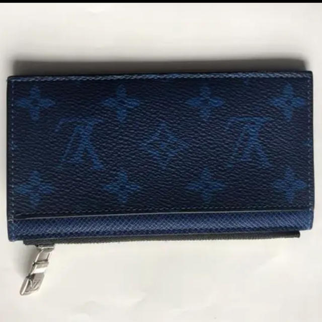 LOUIS VUITTON(ルイヴィトン)のヴィトン コインカード　ホルダー　コバルト　ブルー　M30270 メンズのファッション小物(折り財布)の商品写真