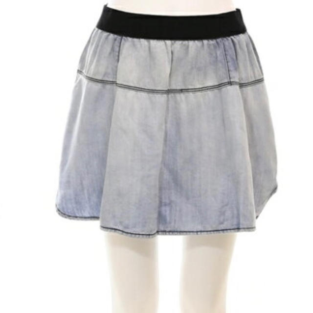 DIESEL(ディーゼル)のDIESEL ディーゼル ウエストゴム デニム  フレア ミニスカート レディースのスカート(ミニスカート)の商品写真