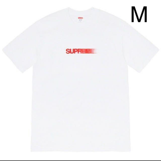 メンズ【M】Supreme Motion Logo Tee White