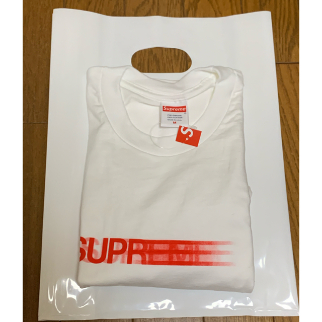 Supreme(シュプリーム)の【M】Supreme Motion Logo Tee White メンズのトップス(Tシャツ/カットソー(半袖/袖なし))の商品写真